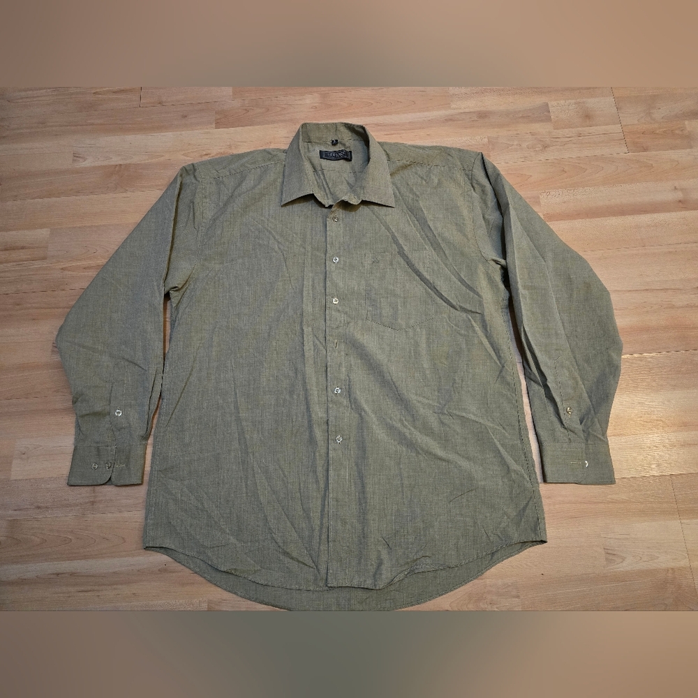 *RARE* Gianni Versace Plaid Shirt Mens XL Grey